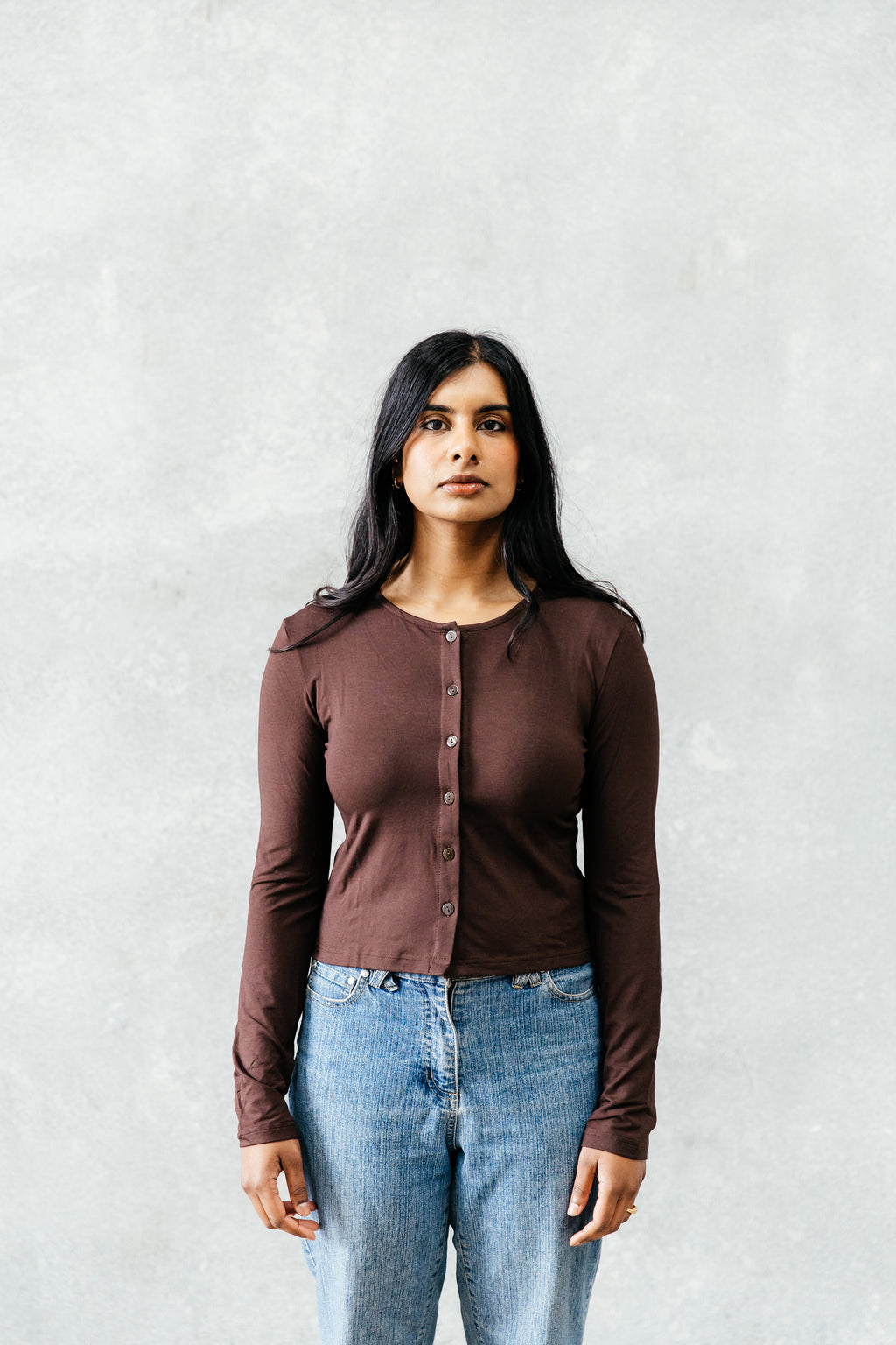 01 CARDIGAN CHOCOLATE