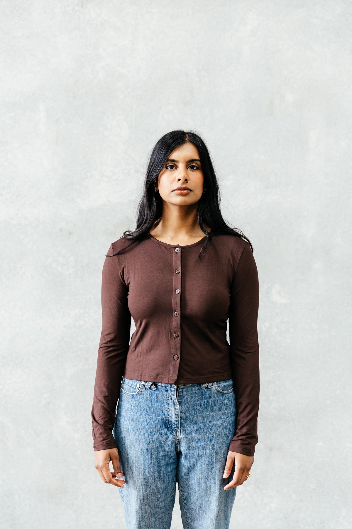 01 CARDIGAN CHOCOLATE