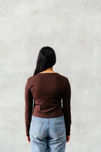 01 CARDIGAN CHOCOLATE