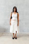 01 HALTER OFF-WHITE