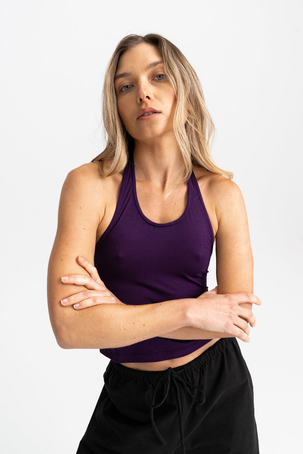 01 HALTER PLUM