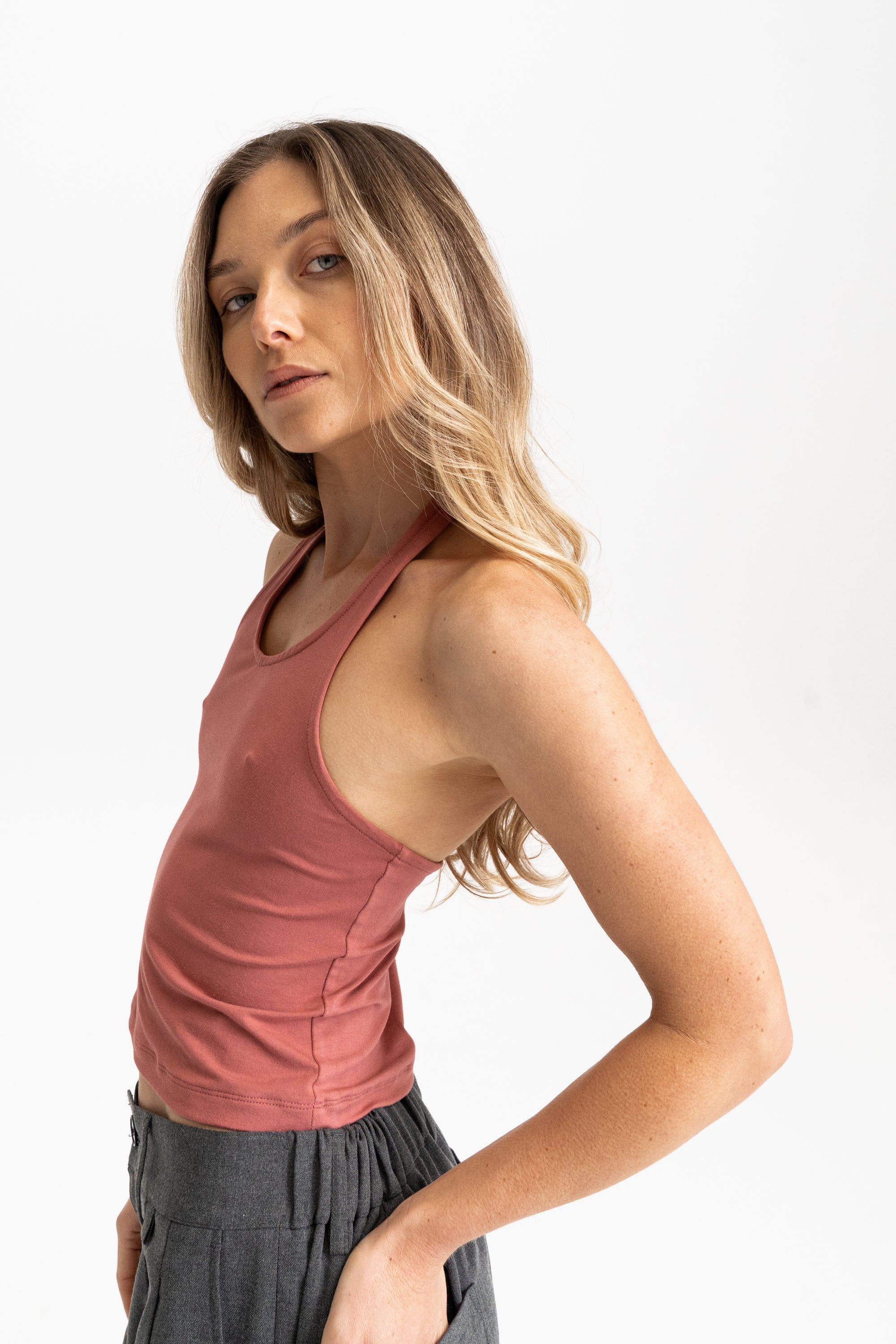 01 HALTER DUSTY PINK
